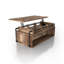 Table basse à plateau relevable avec rangement Galilhai-950252539