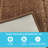 Clearwater Collection – 3-piece Bathroom Rug Set – Rust – Soft Microfiber Bath Mat, Contour Rug & Lid Cover