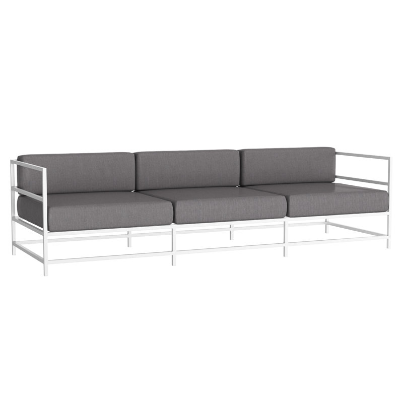 Canapé Delano, NO, Argent Kessler, Toile granit Sunbrella®