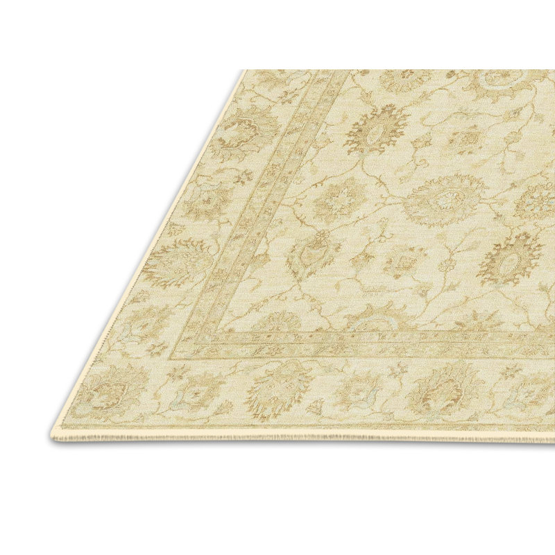 Tapis décoratif multicolore à motif abstrait, Rectangle 5 pi x 7 pi