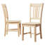 Chaise d'appoint en bois massif Evalyn-14777834