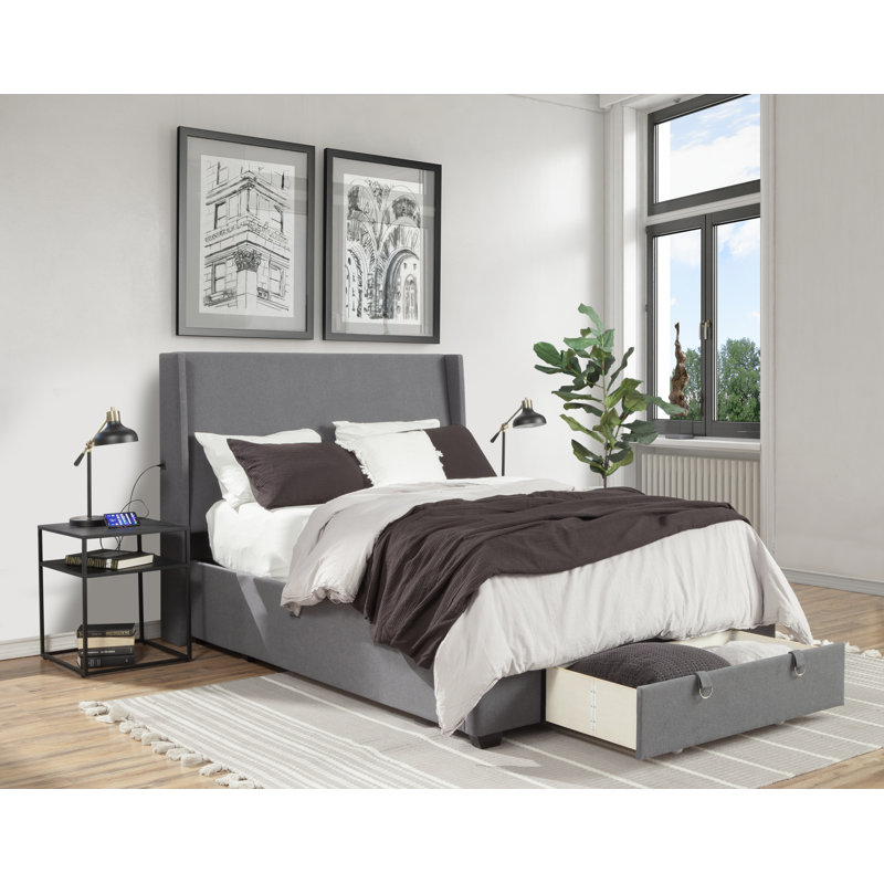 Lit plateforme avec rangement bas Bryonhall, Grand
