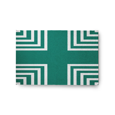 Chenille Geometric Indoor Rug
