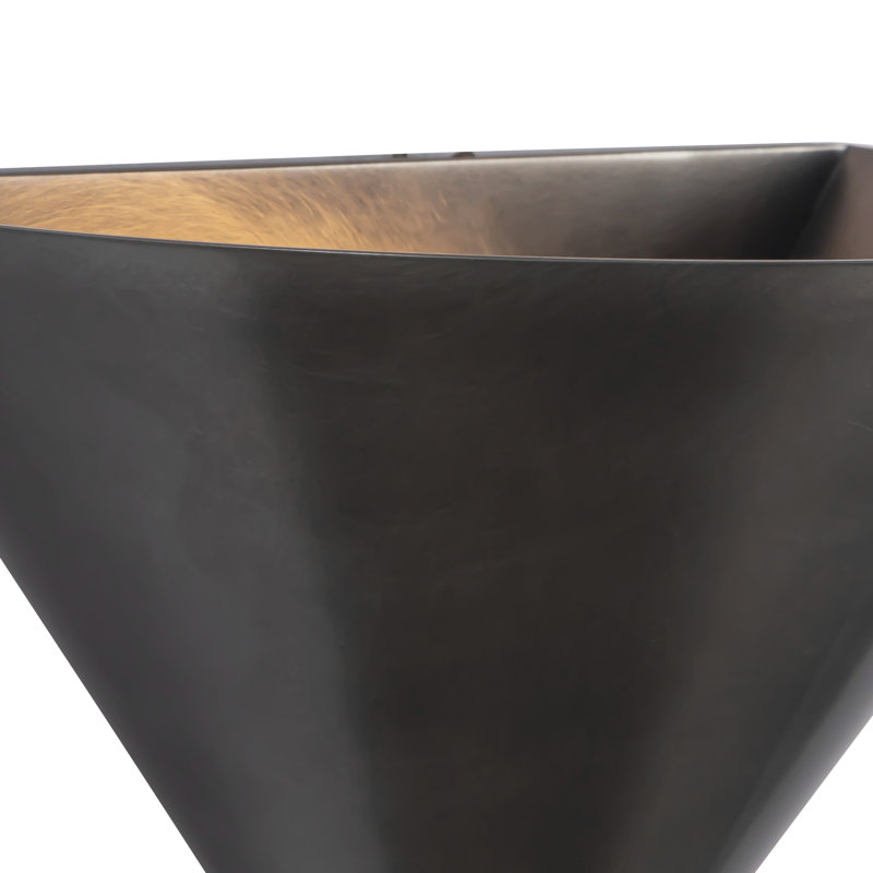 Versus 8-in Brass Wall Sconce, Silver