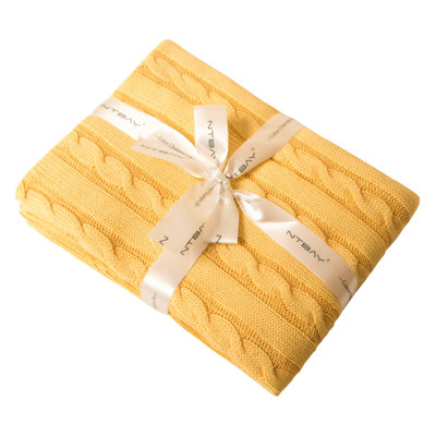 100% coton, couverture pour tout-petits en tricot torsadé, douce et respirante, texture légère, 30 po x 40 po, paquet de 1