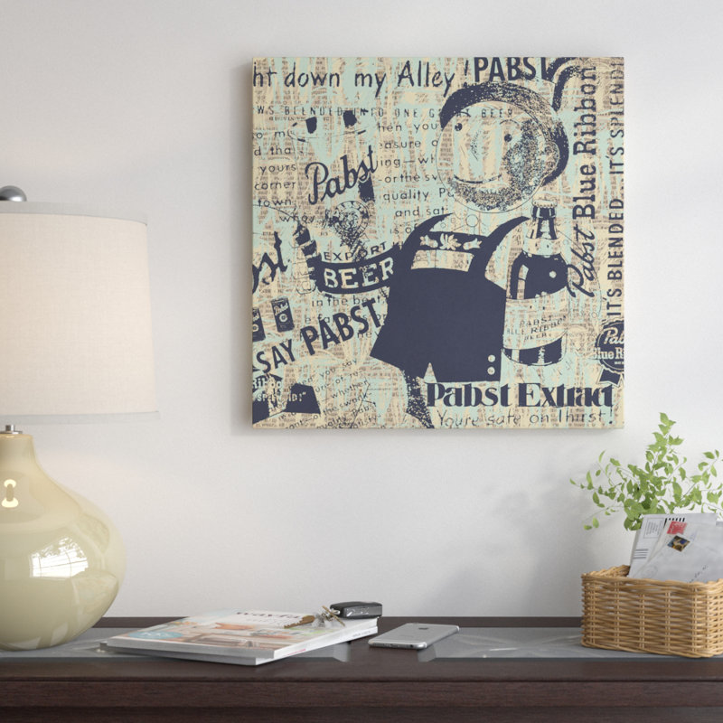 « drink up ! » impression sur toile tendue, impression sur toile tendue, H 18 po x l 18 po x P 1,5 po