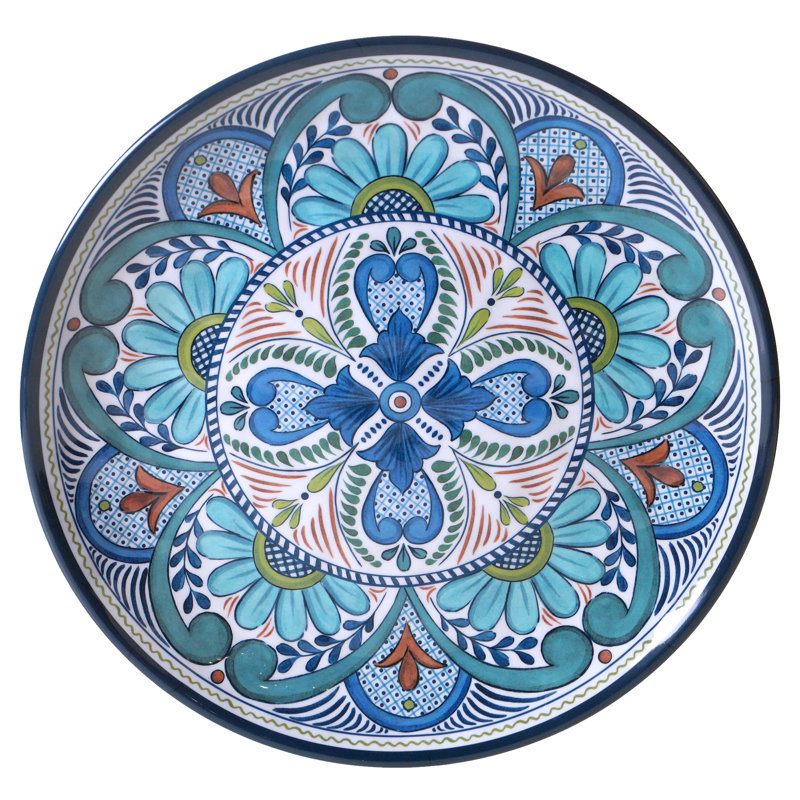 Ensemble de plateaux en mélamine 2 pièces Certified International Talavera