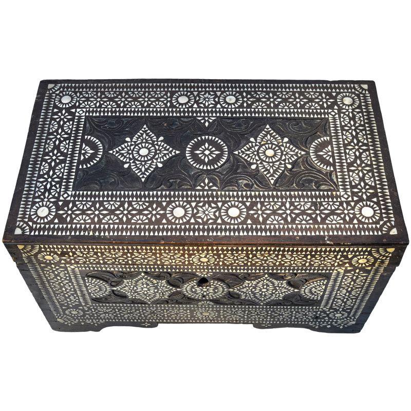 Late 19th Century Moorish-patterned Mother-of-pearl Chest