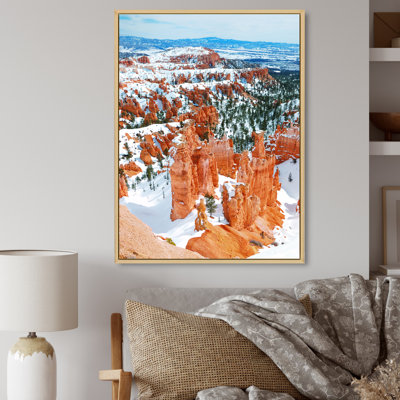 Bryce Canyon in Winter sur impression sur toile