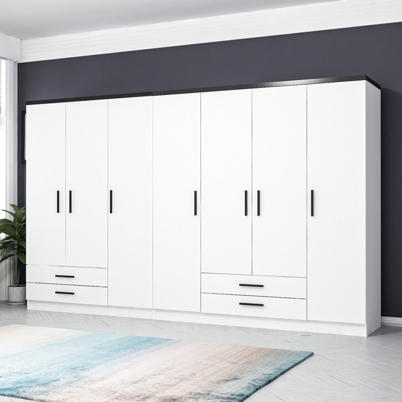 Minerva 100% MELAMINE COATED PARTICLE BOARD Wardrobe