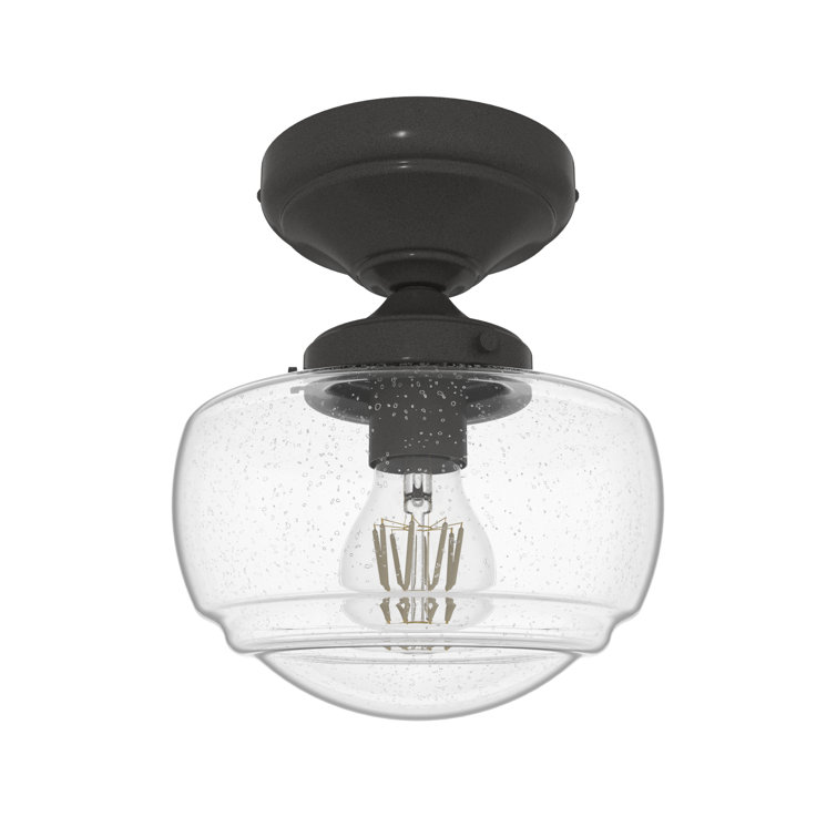 Hunter Saddle Creek 1 Light Mini Flush Mount Ceiling Light Fixture