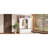 4-IN-1 Elegant Hall Tree with Golden Hooks & Handles, Practical Entryway Walnut Bench with Adjustable Shelves-129768534