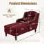 Fauteuil-lit rembourré en tissu-118377198