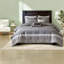 Ensembles de literie de luxe rembourrés de coton grand lit double, maison réversible moderne