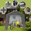 Outdoor Portable Metal Storage Shed-991768460