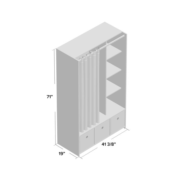 Armoire d'atelier suspendue GWS 3 T - 1200 x 600 mm Güde G40476