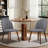 Linen Upholstered Side Chair with Solid Wood Legs (Set of 2)-587128350