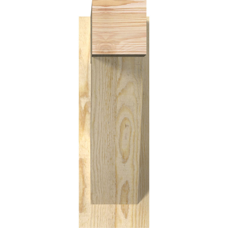 Pavé traditionnel traditionnel, P 18 po x H 18 po, Sapin Douglas de 6 po (sciage brut)