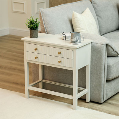Conforti 60cm W Solid + Manufactured Wood Bedside Table