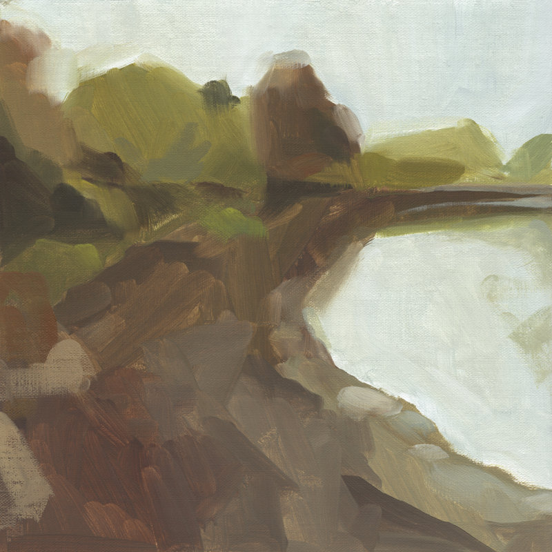 Low Country Landscape IV by Jacob Green - Wrapped Canvas Painting, 91cm H x 91cm W