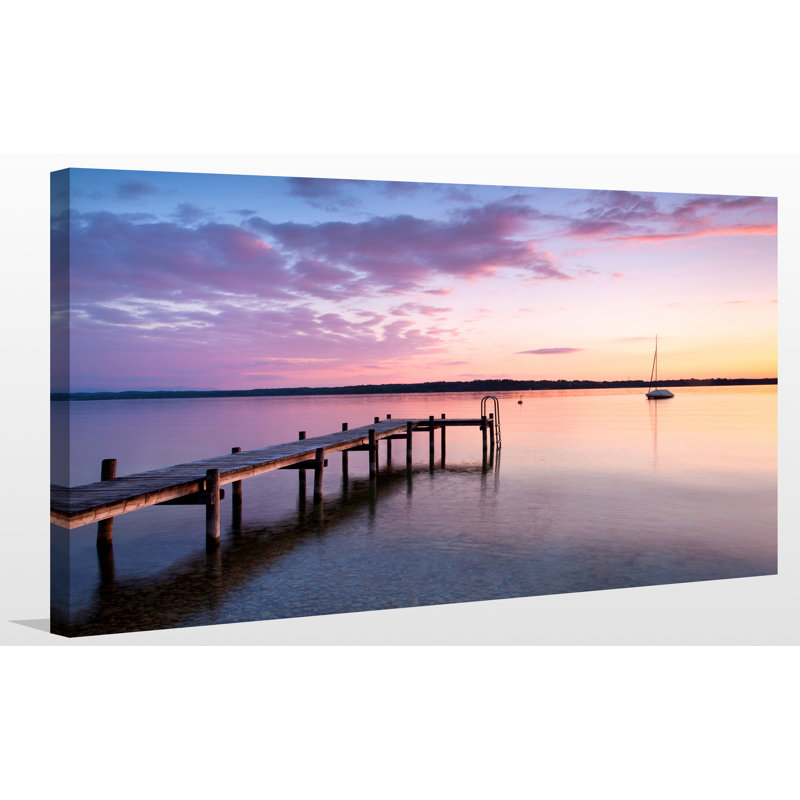 " Out By The Dock ", 28" H x 48" W x 1.5" D