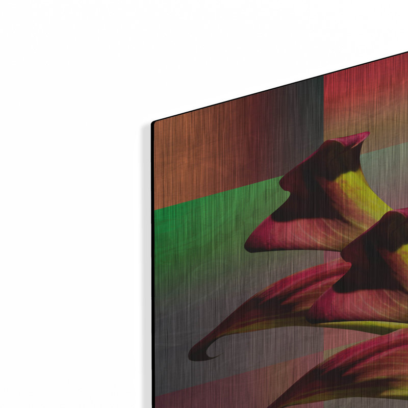 Lark Manor ™ «Bbb 3» par Mark Ashkenazi, art mural en métal, H 36 po x l 24 po