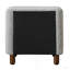 Table de chevet 2 tiroirs Grey Boucle