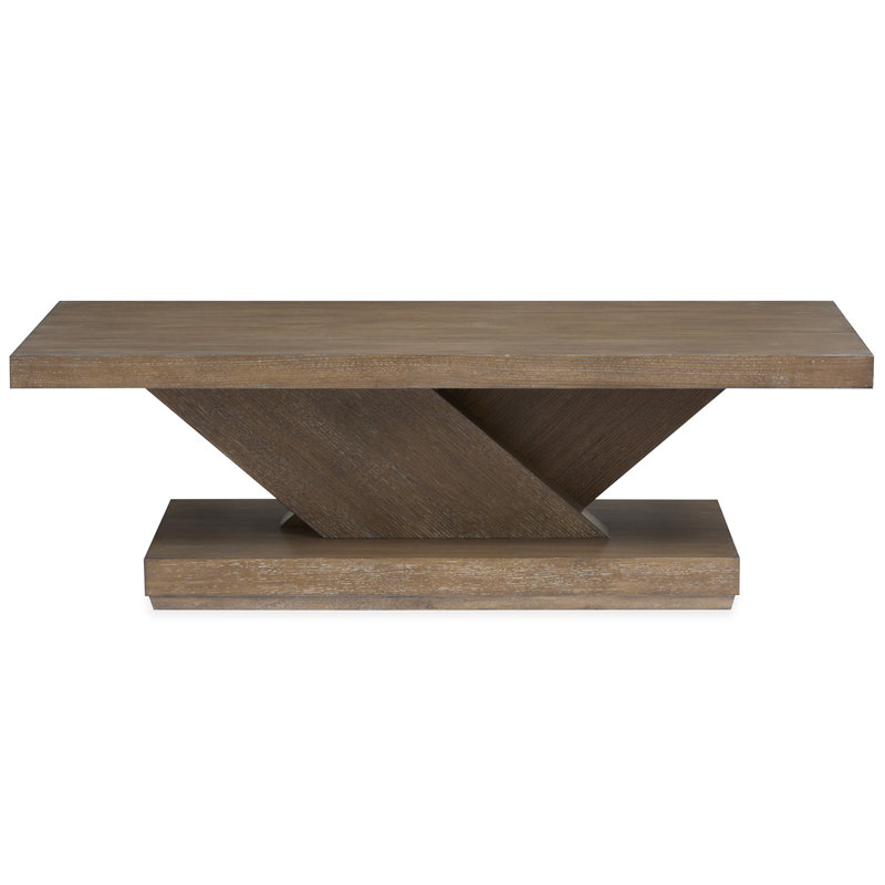 Rectangular Cocktail Table With Casters