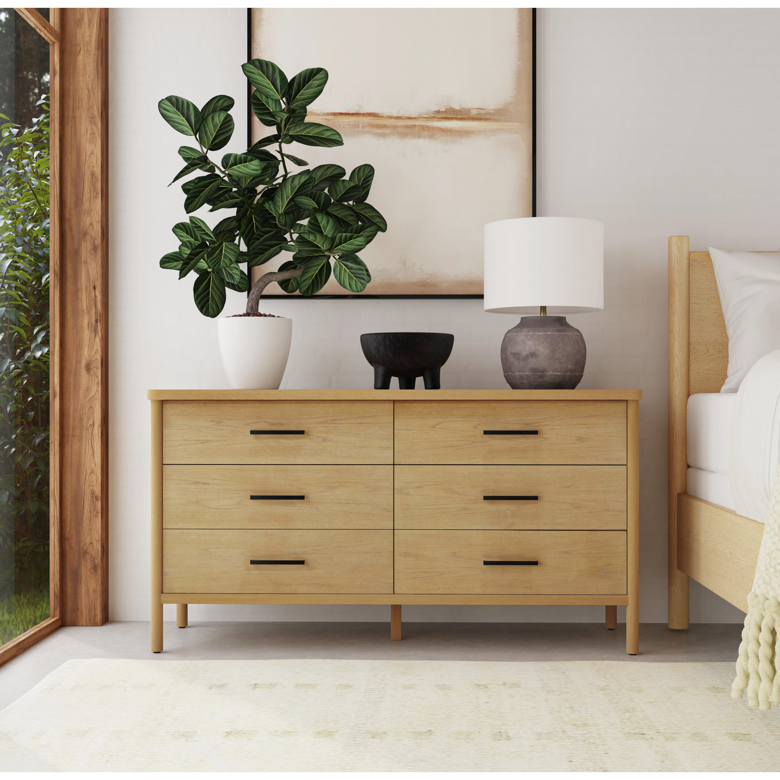 Hall 4-piece Bedroom Set - Queen, Dark Brown, Light Brown, Queen