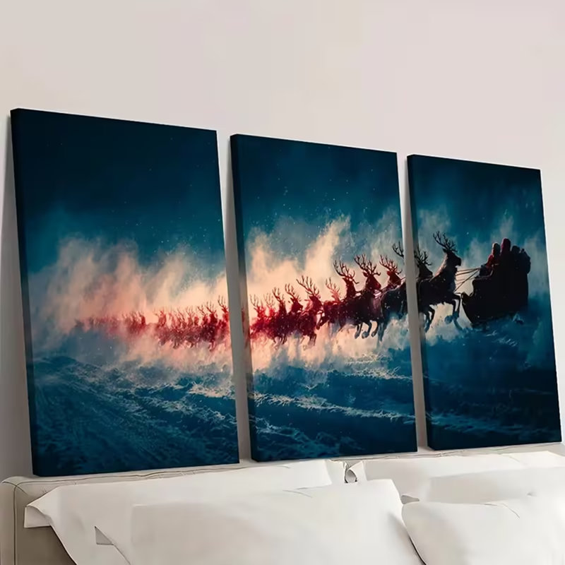 3 Piece Wrapped Canvas Print