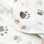 Couverture en polyester Cute Paw-53218975-53218978