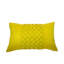 Housse de coussin réversible en microsuède à chevrons