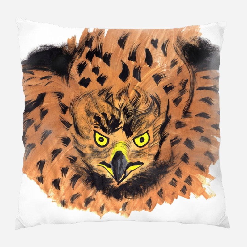 Coussin buzzard, Microsuède, Intérieur
