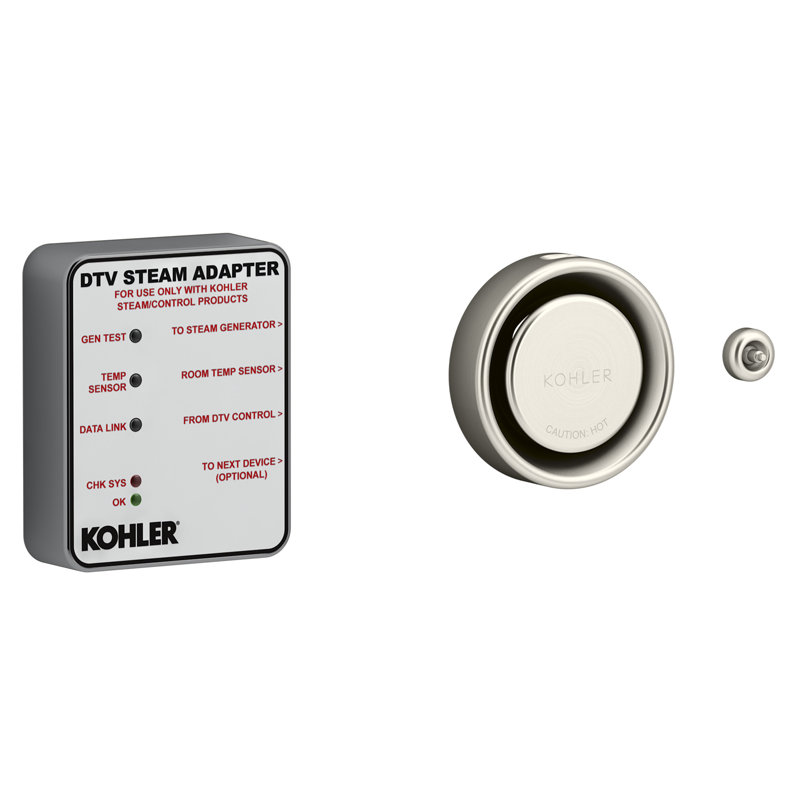 Ensemble d'adaptateurs de vapeur Invtoration ™ Series Dtv + ™, Nickel brossé éclatant