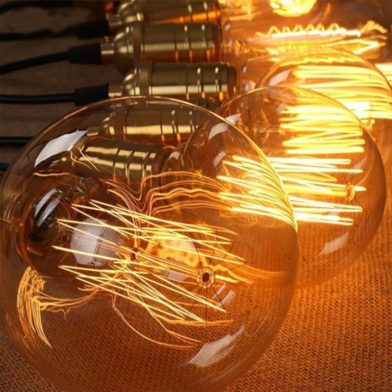 G125 Amber Globe Edison Bulb