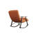 Casual Folding Rocking Chair Upholstered-1984914245