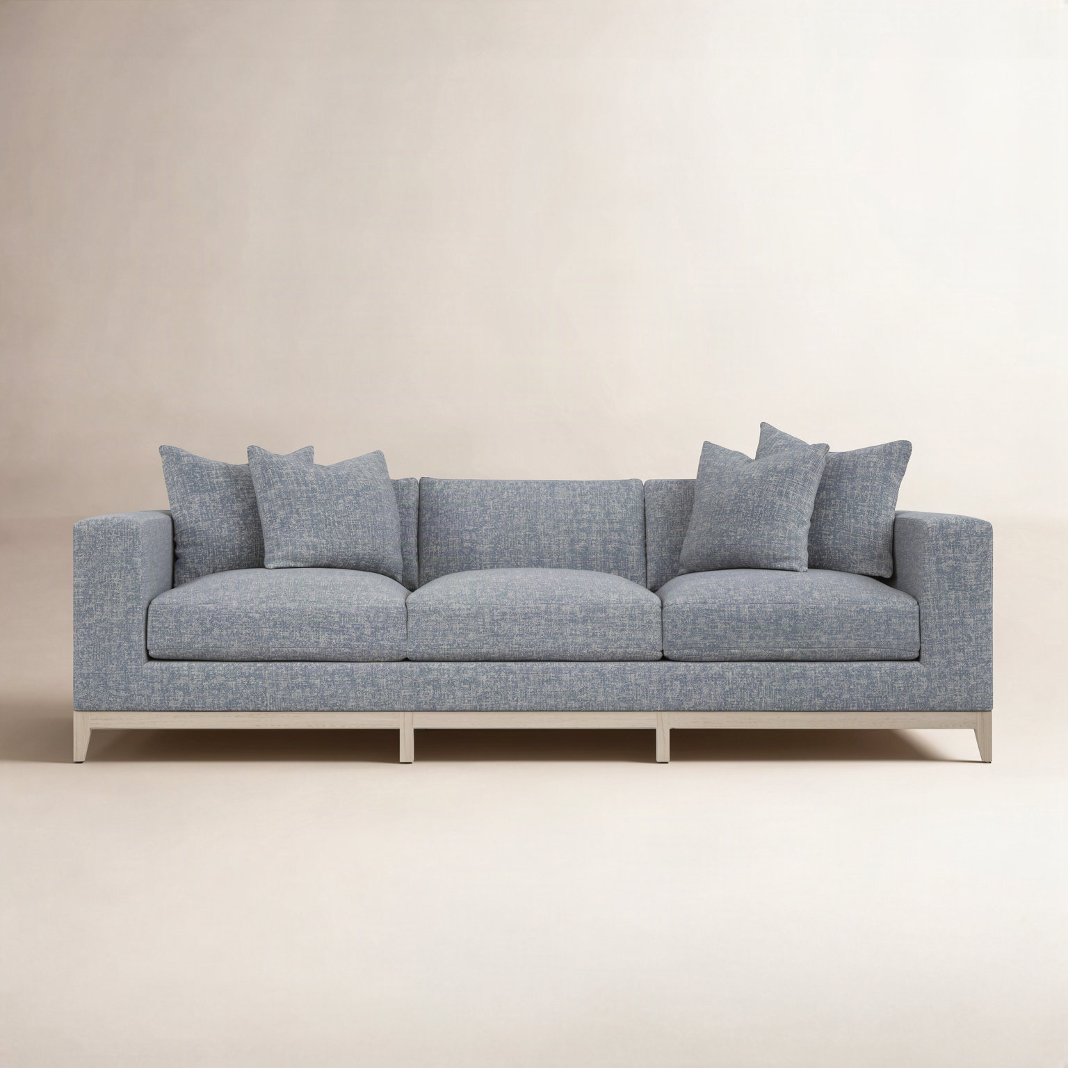 Noel 100'' Upholstered Sofa, Dorado Snow Crypton® Chenille 5558-000, 27.50" H x 100" W x 40" D, Brown