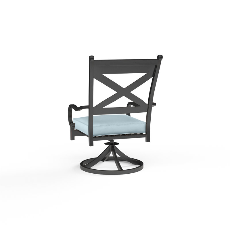 Monterey Outdoor Dining Armchair, Canvas Skyline Sunbrella®