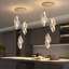 Lustre 3 lumières en acrylique moderne à intensité variable doré-1026017424-1026017432-1026017439