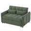 52.8" Adjustable Loveseat Convertible Sofa Bed
