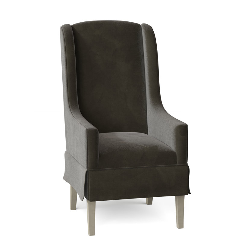Fauteuil à oreilles rembourré Reed, 9953 Loden, Amande chamois