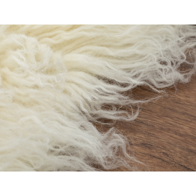 Jeffry Original Greek Flokati Rug Made of Wool 1500 g/m², Runner 55 x 110cm