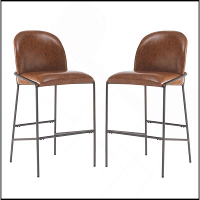 Ensemble de 2 tabourets de bar Galen