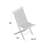  Pellerin Teak Wood Outdoor Folding Dining Side Chairs