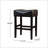 26" Backless Counter Stools, 2-Pcs Set, Brown