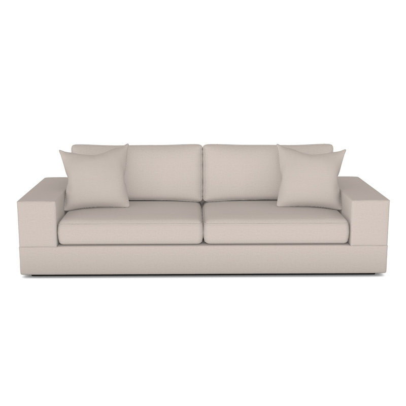 Embrace Full Cushion Arm Sofa, Nadia Steam