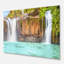 Dry Dry Waterfall - reproduction de photo sur toile-16487672-33251996