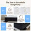 Matelas à ressorts ensachés moyen 10 po avec matelas en mousse certifié CertiPUR-US dans une boîte-241107952