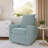 Bejtulla Upholstered Swivel Rocker Manual Glider Recliner-2125909934