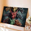 Toile, une composition dramatique et complexe mettant en vedette six majestueux dragons, chaque art mural avec des couleurs et des textures distinctes disposées sur toile-1953684198
